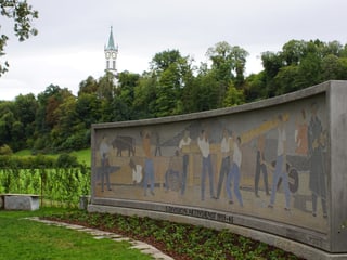 Das Soldatendenkmal nach der Restaurierung.