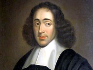 Das gemalte Porträt eines Mannes mit längeren, dunklen Haaren, er schaut mit hochgezogenen Augenbrauen.