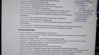 Ein Bild der Tor-Webseite The Hidden Wiki auf dem eine Linksammlung zu sehen ist. Ein Bild der Tor-Webseite The Hidden Wiki auf dem eine Linksammlung zu sehen ist.