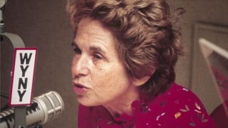 Dr. Ruth beim Radiosender Dr. Ruth beim Radiosender
