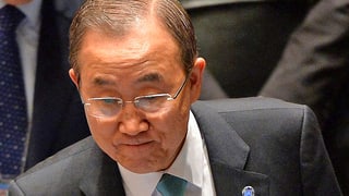 Porträt Ban Ki Moon. Porträt Ban Ki Moon.