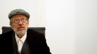 Porträt von Comic-Autor Robert Crumb.