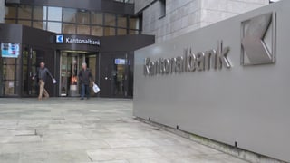Eingang der Aargausichen Kantonalbank AKB