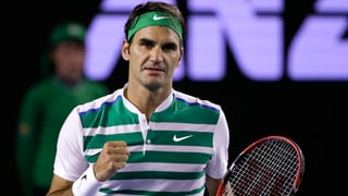 Roger Federer ballt die Faust.