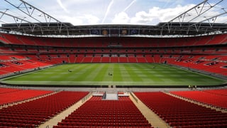 Das Wembley-Stadion in London. 