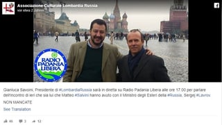Salvini und Savoini in Moskau Salvini und Savoini in Moskau