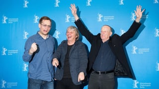 Schriftsteller Clemens Meyer, Andreas Dresen und Drehbuchautor Wolfgang Kohlhaase.