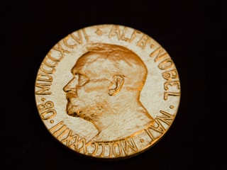 Die Medaille für den Friedensnobelpreis an den chinesischen Dissidenten Liu Xiaobo (2010)