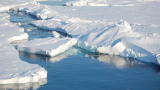 Arktisches Eis.