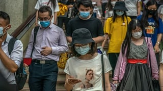 Menschen in Peking am 20. Juni Menschen in Peking am 20. Juni