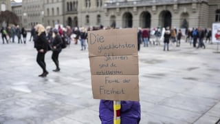 Schild vor dem Bundeshaus