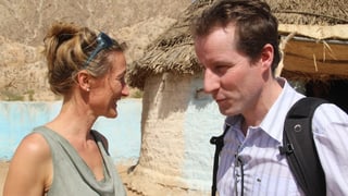 SVP-Nationalrat Thomas Aeschi und die grüne Aargauer Regierungsrätin Susanne Hochuli (2016 in Eritrea). SVP-Nationalrat Thomas Aeschi und die grüne Aargauer Regierungsrätin Susanne Hochuli (2016 in Eritrea).