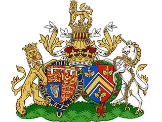 Wappenkombination von Williams und Kates bisherigen Wappen