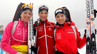 Die Gasparin-Schwestern werden die Schweiz in Sotschi im Biathlon vertreten.