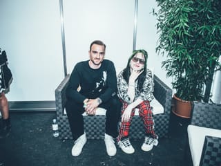 Julian Thorner mit Musikerin Billie Eilish