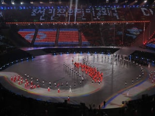 Nordkoreanische Athletinnen und Athleten.
