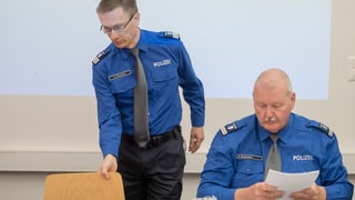 Die beiden Luzerner Polizeichefs Adi Achermann und Daniel Bussmann.