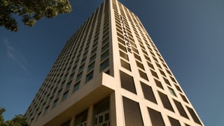 Der Mobimo-Tower in Zürich-West.