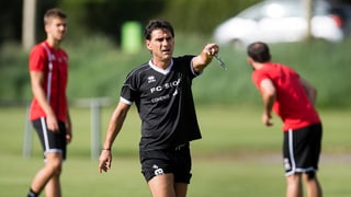 Sion-Coach Didier Tholot. Sion-Coach Didier Tholot.