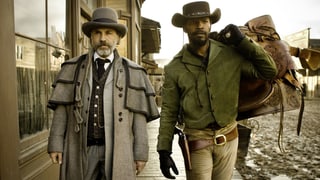 Kopfgeldjäger Dr. King Schultz (Christoph Waltz) und Sklave Django Freeman (Jamie Foxx).