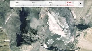 Interaktive Gletscherkarte