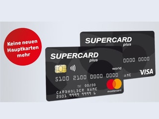 Supercards von Mastercard und Visa.