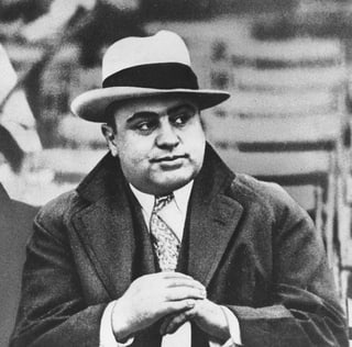 Porträt von Al Capone.