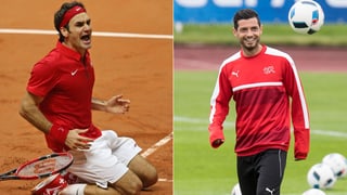 Federer und Dzemaili