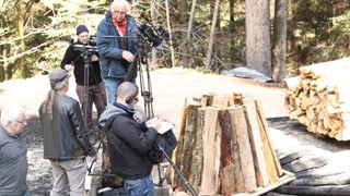 Filmcrew an der Arbeit Filmcrew an der Arbeit