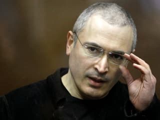 Porträt von Michail Chodorkowski. 