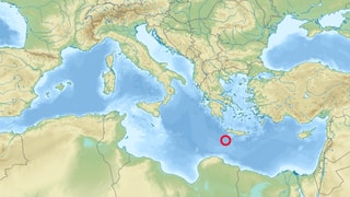 Beben vor Kreta (Karte)