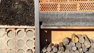 Selbstgebautes Insektenhotel Selbstgebautes Insektenhotel