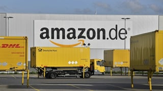 Ein Amazon-Logistikzenter in Deutschland