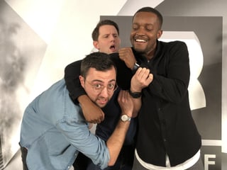 Ein vermeintlich harter Kampf unter den Comedians.