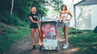 Erstes Festival, erster Container. Kann sich sehen lassen! Erstes Festival, erster Container. Kann sich sehen lassen!