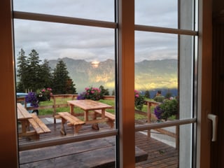 Abendstimmung auf der Alp Malbun
