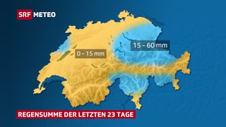 Wetterkarte der Schweiz 