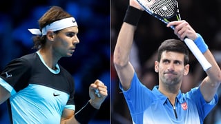 Rafael Nadal gegen Novak Djokovic