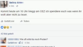 Facebook-Aufruf. Facebook-Aufruf.