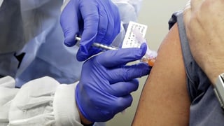 Proband bei Impfung