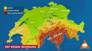 SRF Regenwarnung