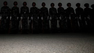 Soldaten in Peking.