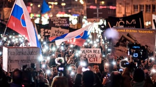 Proteste in der Slowakei Proteste in der Slowakei