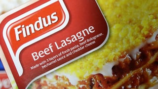 Verpackung einer Tiefkühl-Lasagne
