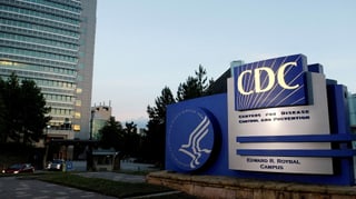 Schild der US-Gesundheitsbehörde CDC