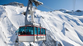 Luftseilbahn Rothorn im Winter Luftseilbahn Rothorn im Winter