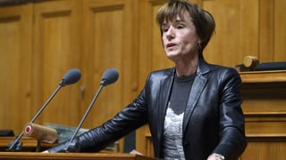 Ruth Humbel spricht im Nationalrat Ruth Humbel spricht im Nationalrat