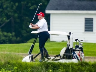 Donald Trump, hier auf einer Analge in Sterling, Virgina. Donald Trump, hier auf einer Analge in Sterling, Virgina.