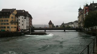 Reusswehr in Luzern