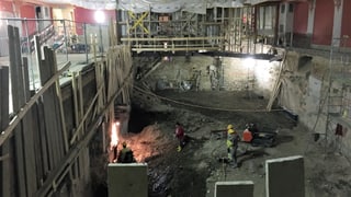 Baustelle des neuen Konzertsaals